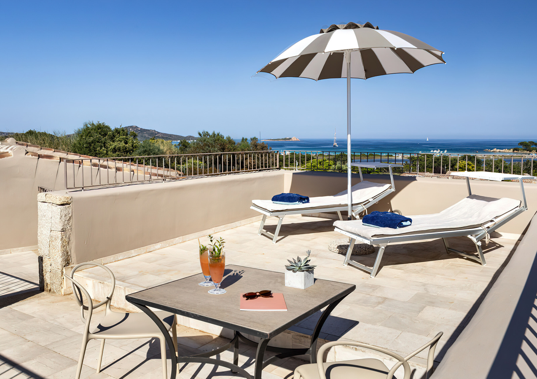 Baglioni Resort Sardinia - San Teodoro, Sardegna, Italy - Tavolara Suite Rooftop Deck Ocean View