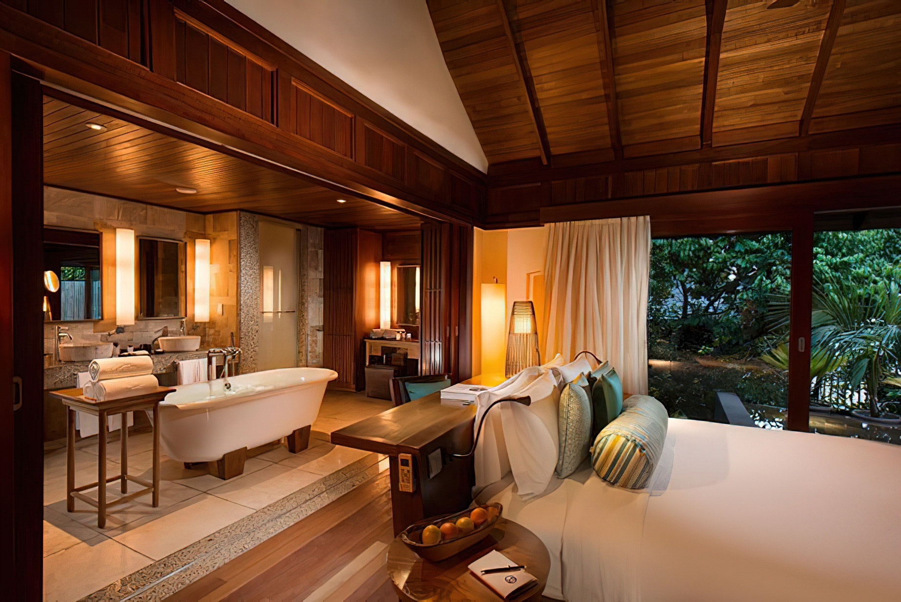Constance Ephelia Resort - Port Launay, Mahe, Seychelles - Hillside Villa Bedroom Interior