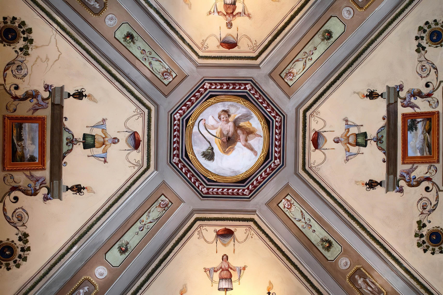 Relais Santa Croce By Baglioni Hotels & Resorts – Florence, Italy – Fresco Ceiling