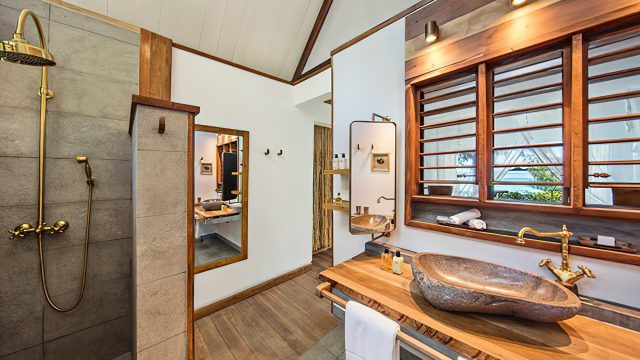 Constance Tsarabanjina Island Resort - Madagascar - South Beach Villa Bathroom Shower