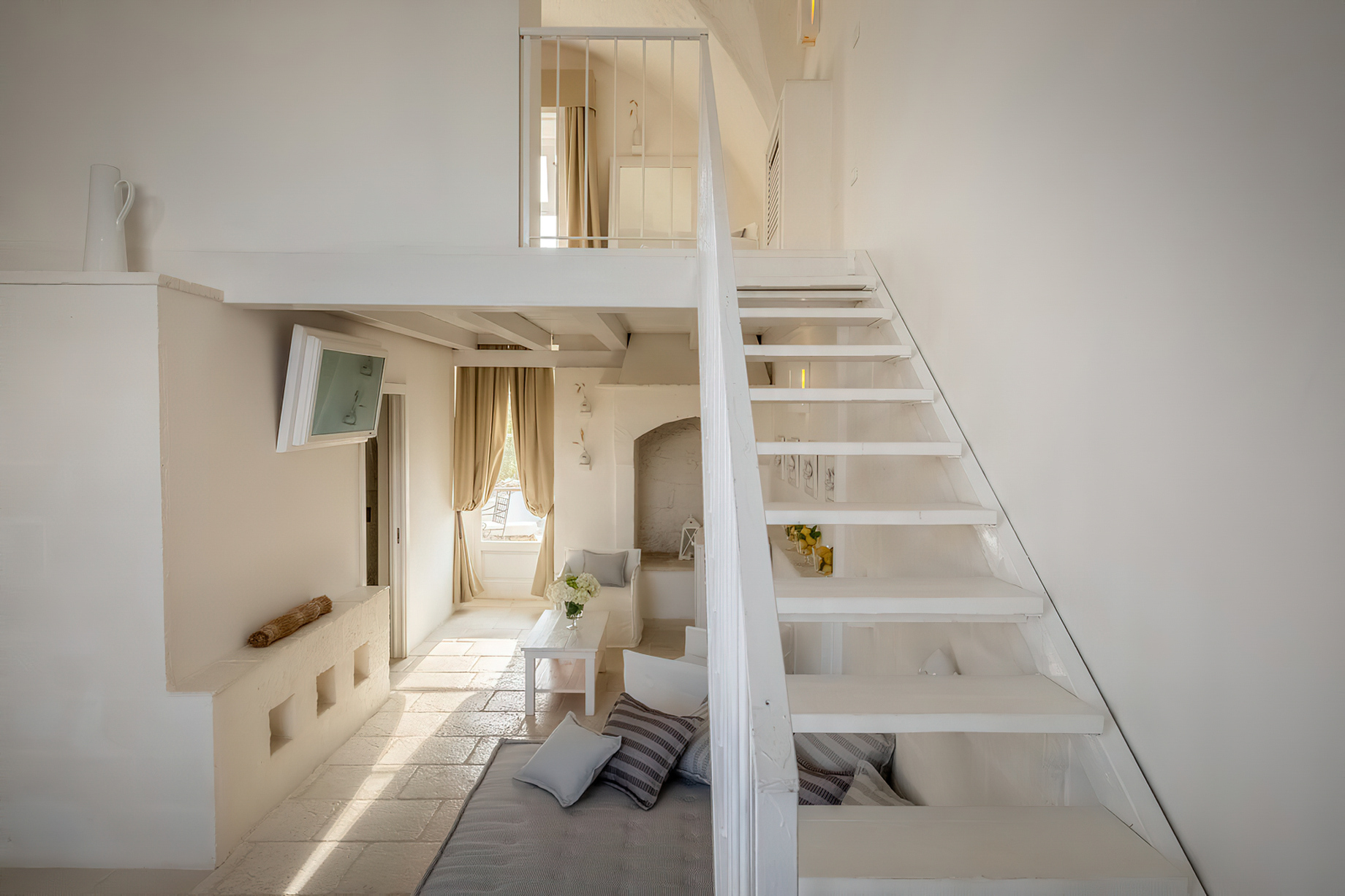 Baglioni Masseria Muzza Hotel – Puglia, Italy – Limoni Sunset Suite Stairs