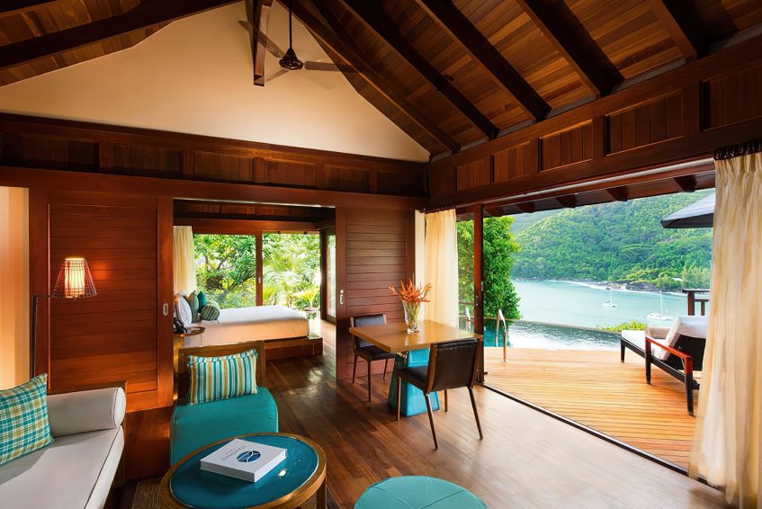 Constance Ephelia Resort - Port Launay, Mahe, Seychelles - Hillside Villa Interior Ocean View