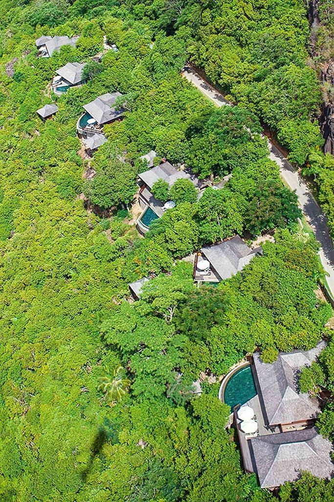 Constance Ephelia Resort - Port Launay, Mahe, Seychelles - Hillside Villas Aerial View