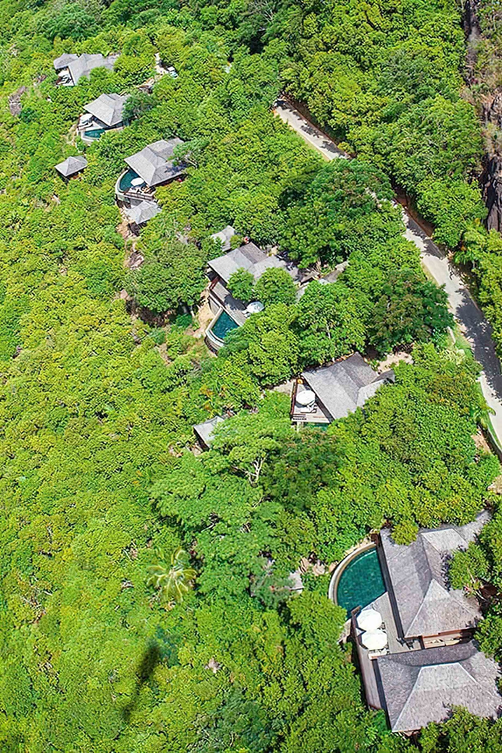 Constance Ephelia Resort – Port Launay, Mahe, Seychelles – Hillside Villas Aerial View