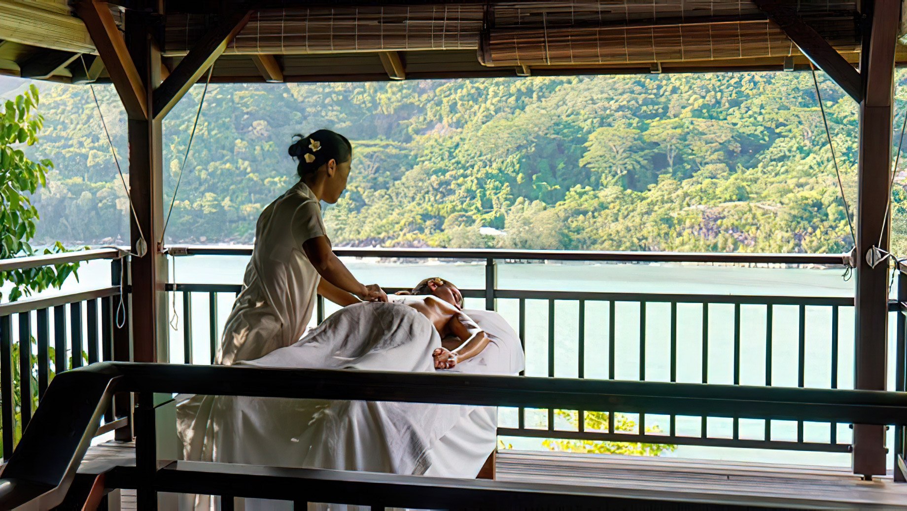 Constance Ephelia Resort – Port Launay, Mahe, Seychelles – Hillside Outdoor Massage Area