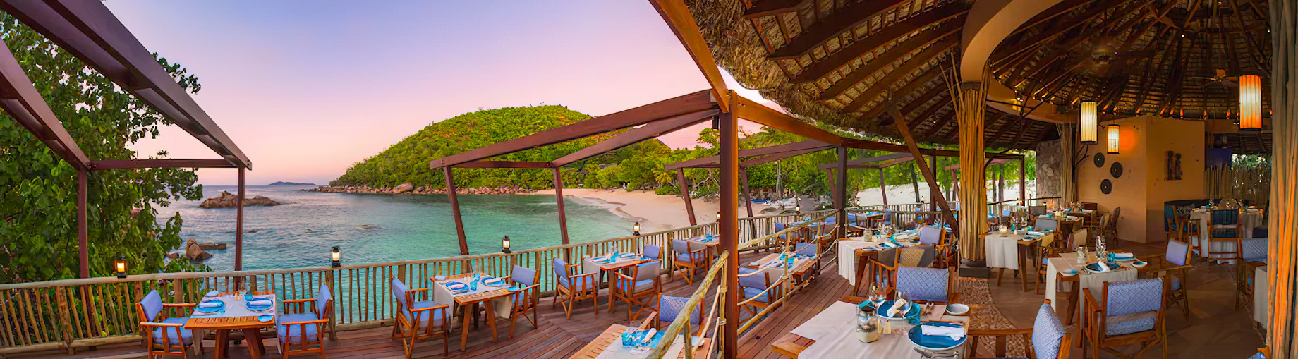 Constance Lemuria Resort – Praslin, Seychelles – The Nest Restaurant Patio
