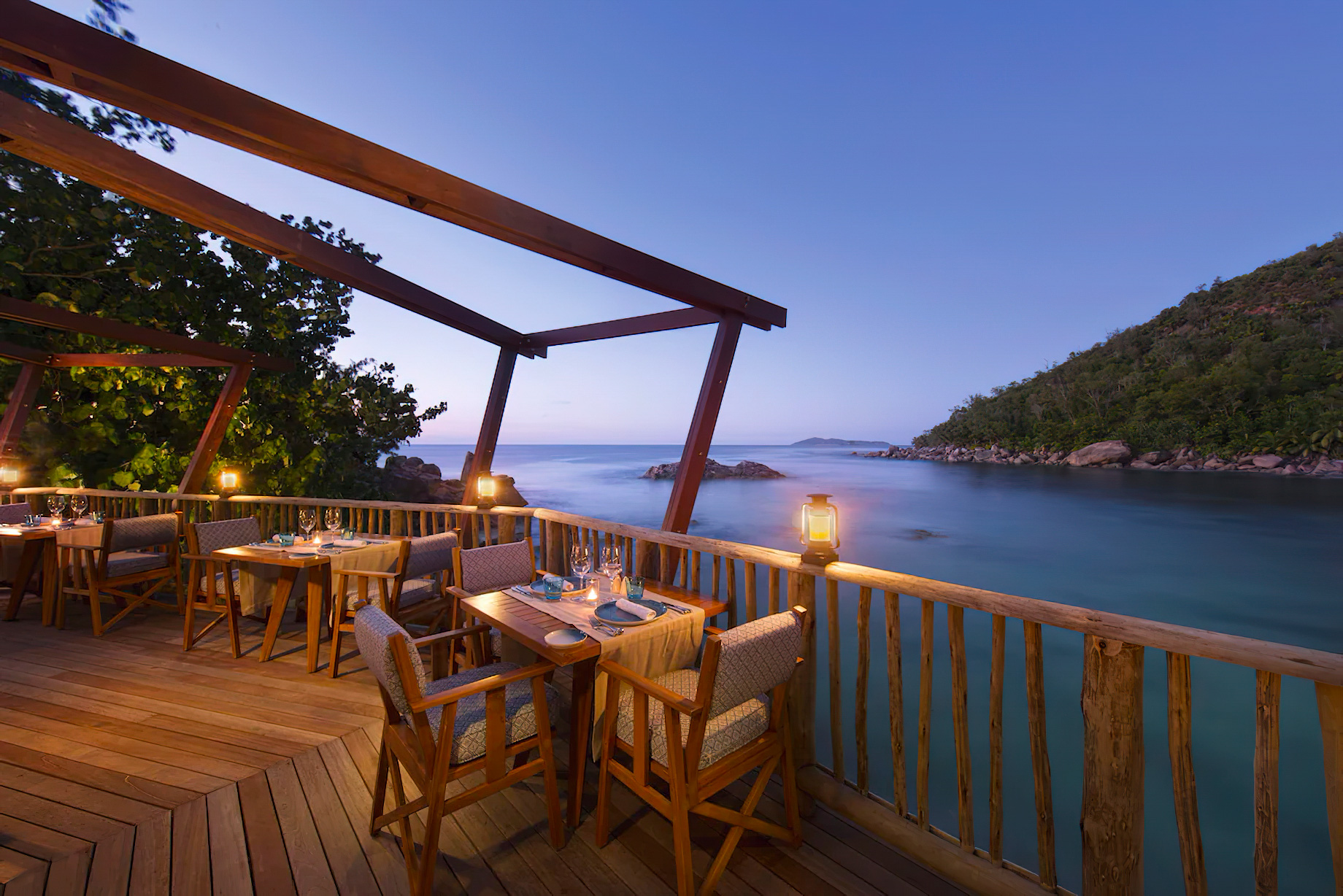 Constance Lemuria Resort – Praslin, Seychelles – The Nest Restaurant Ocean View