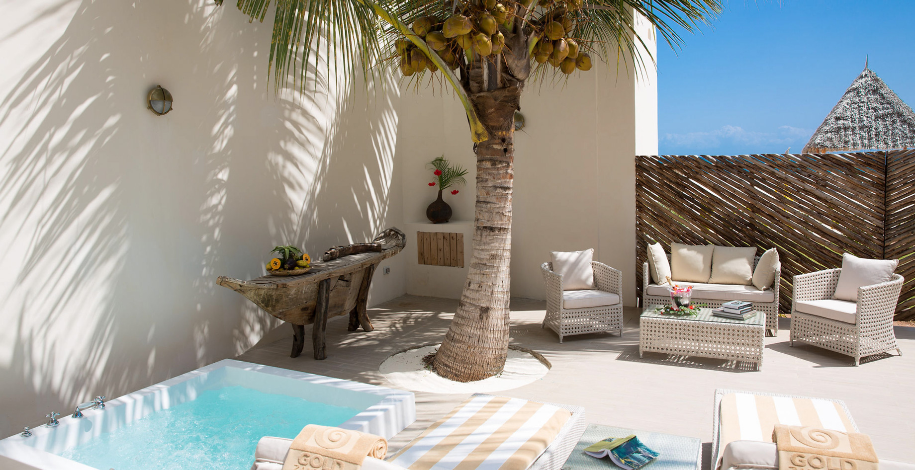 Gold Zanzibar Beach House & Spa Resort – Nungwi, Zanzibar, Tanzania – Beach Villa Deck