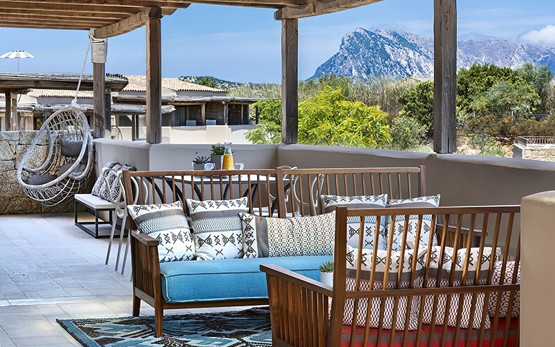 Baglioni Resort Sardinia – San Teodoro, Sardegna, Italy – Maddalena Suite Terrace Mountain View