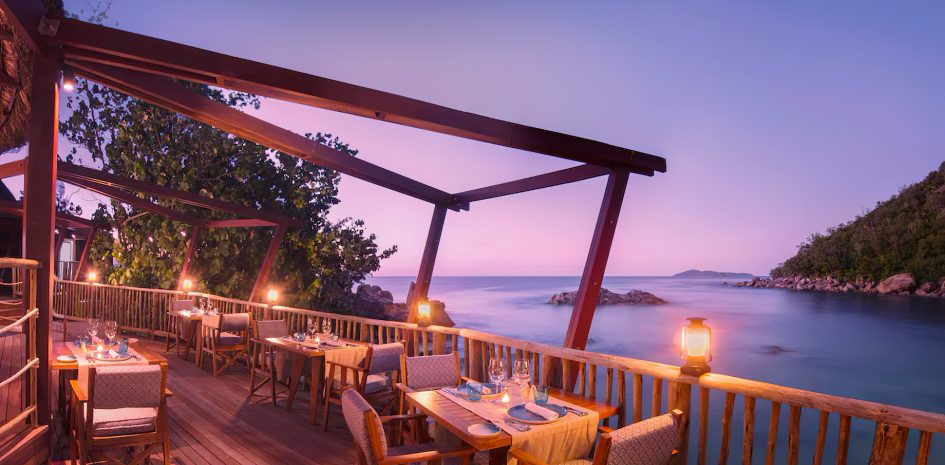Constance Lemuria Resort - Praslin, Seychelles - The Nest Restaurant Ocean View