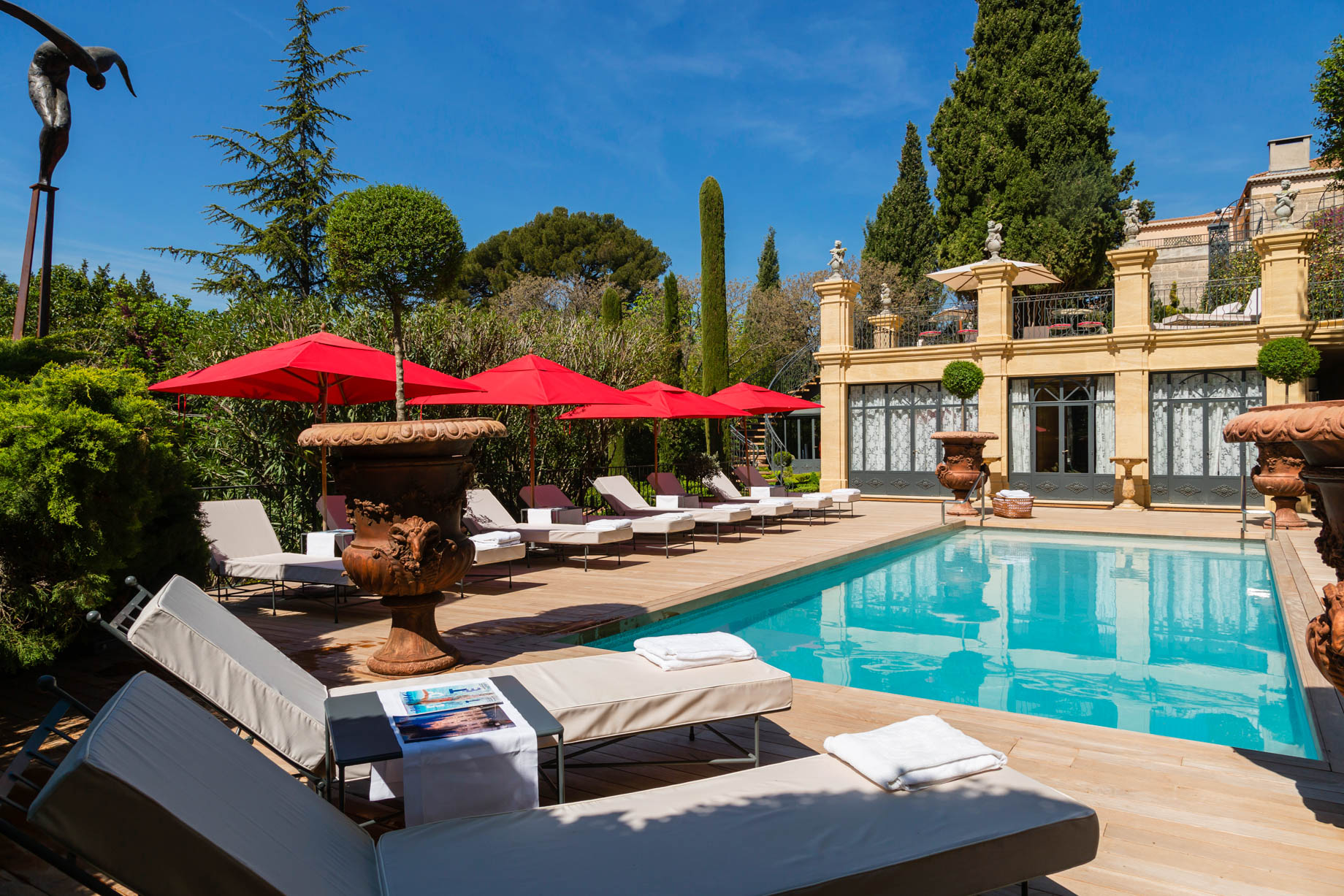 Villa Gallici Relais Châteaux Hotel – Aix-en-Provence, France – Pool Deck