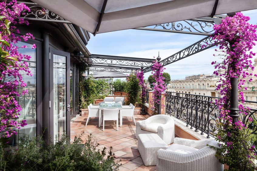 Baglioni Hotel Regina, Roma - Rome, Italy - Roman Penthouse Luxury Apartment Terrace