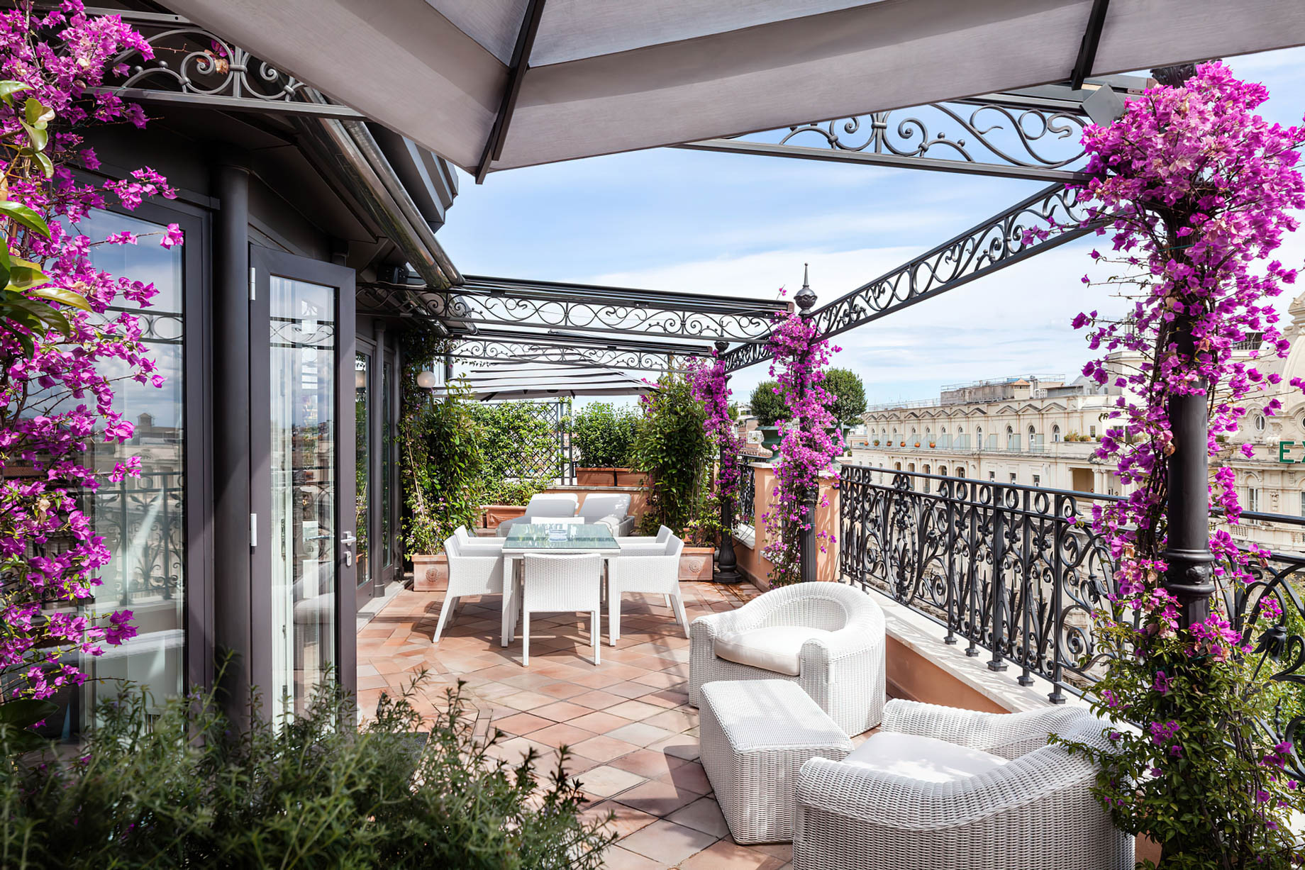 Baglioni Hotel Regina, Roma – Rome, Italy – Roman Penthouse Luxury Apartment Terrace
