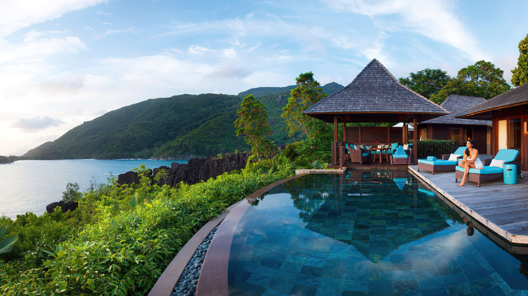 Constance Ephelia Resort - Port Launay, Mahe, Seychelles - Presidential Villa Pool Deck View