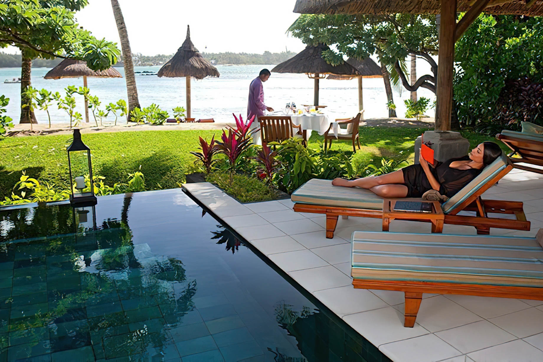 Constance Prince Maurice Resort – Mauritius – Beach Pool Villa Deck