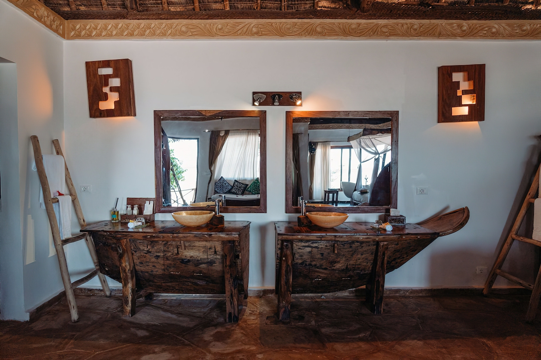The Island Pongwe Lodge - Pongwe, Zanzibar, Tanzania - Villa Bathroom