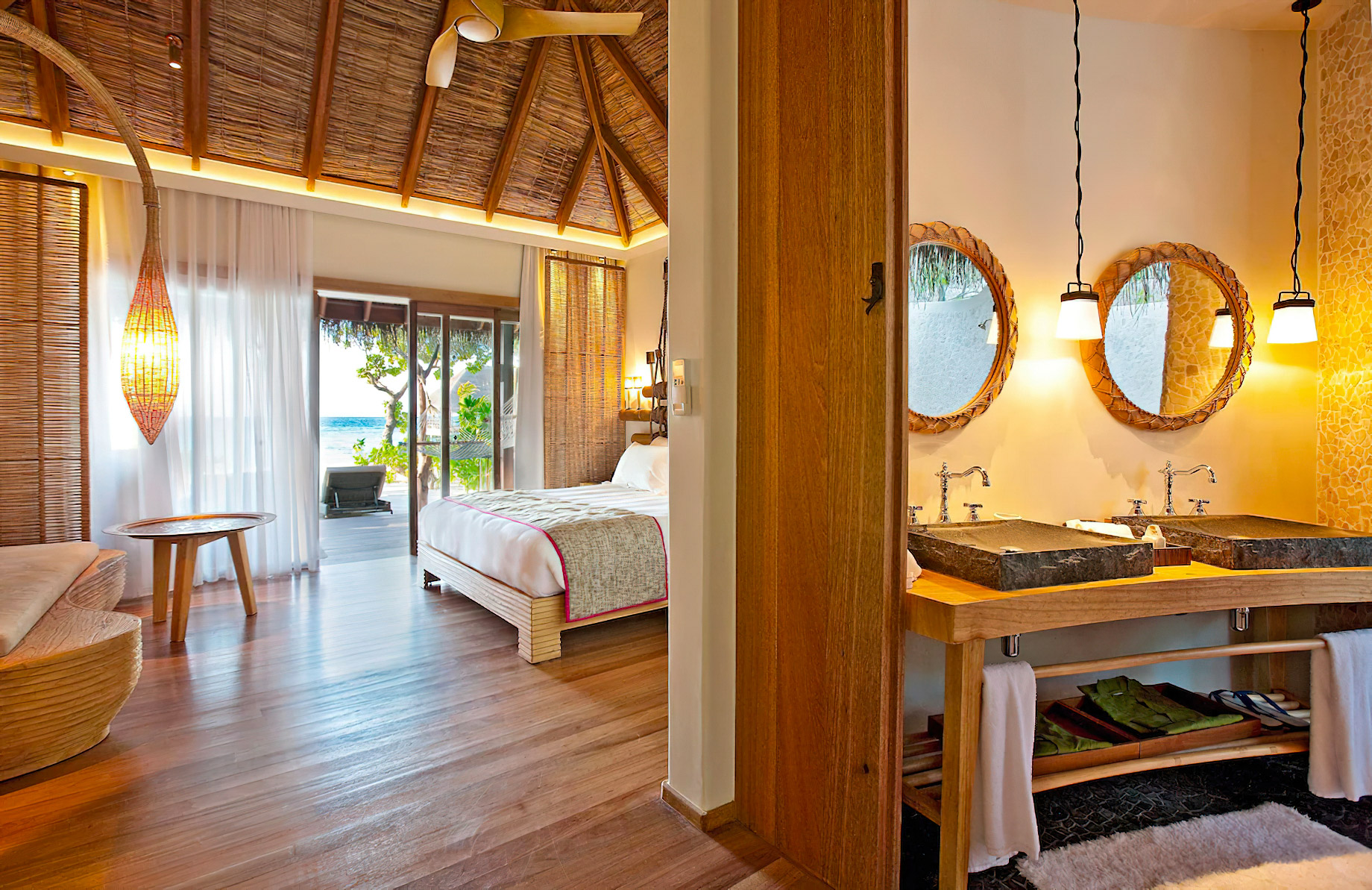 Constance Moofushi Resort – South Ari Atoll, Maldives – Beach Villa Interior
