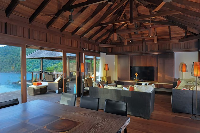 Constance Ephelia Resort - Port Launay, Mahe, Seychelles - Presidential Villa Living Room