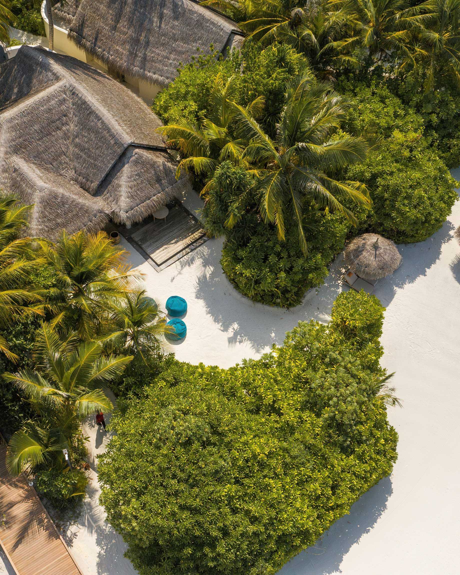 Anantara Thigu Maldives Resort – South Male Atoll, Maldives – Beach Villa Aerial View
