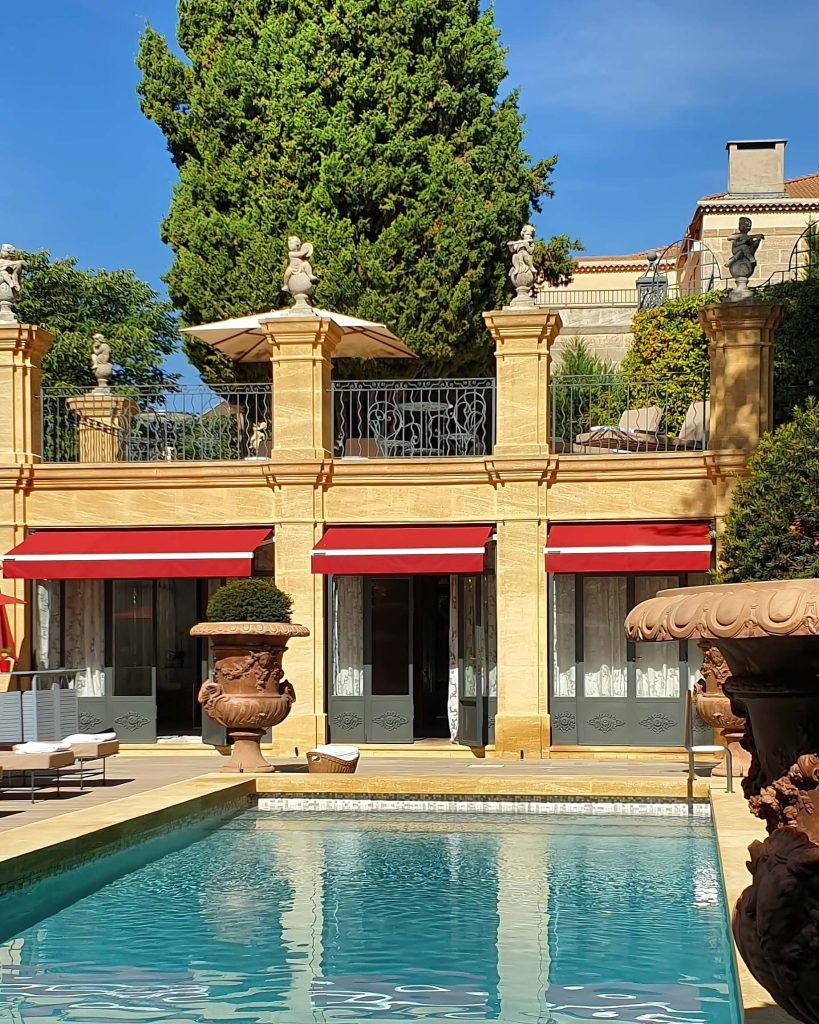 Villa Gallici Relais Châteaux Hotel - Aix-en-Provence, France - Pool Deck and Terrace