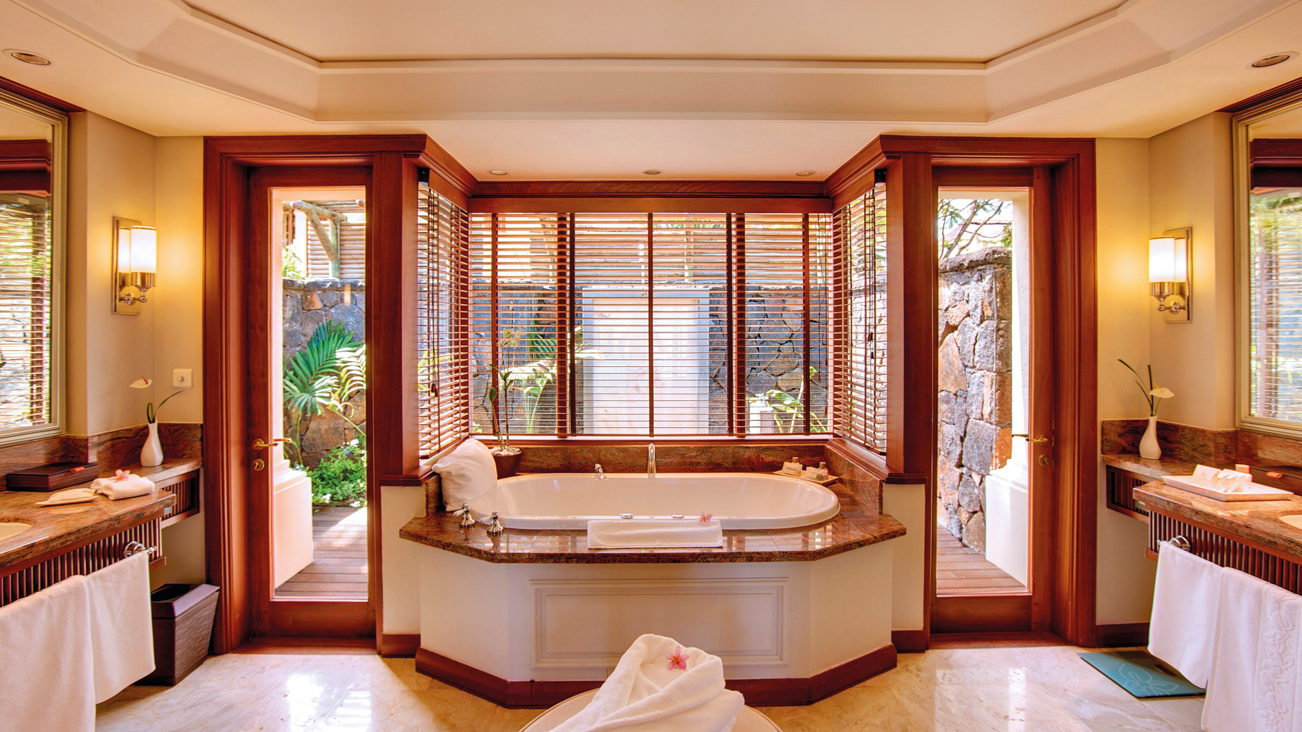 Constance Prince Maurice Resort – Mauritius – Beach Pool Villa Bathroom