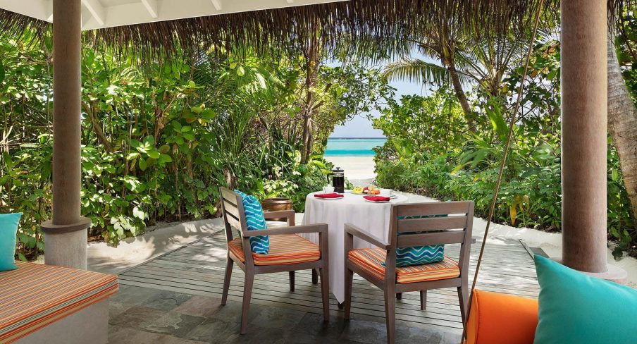 Anantara Thigu Maldives Resort - South Male Atoll, Maldives - Sunrise Beach Villa Balcony