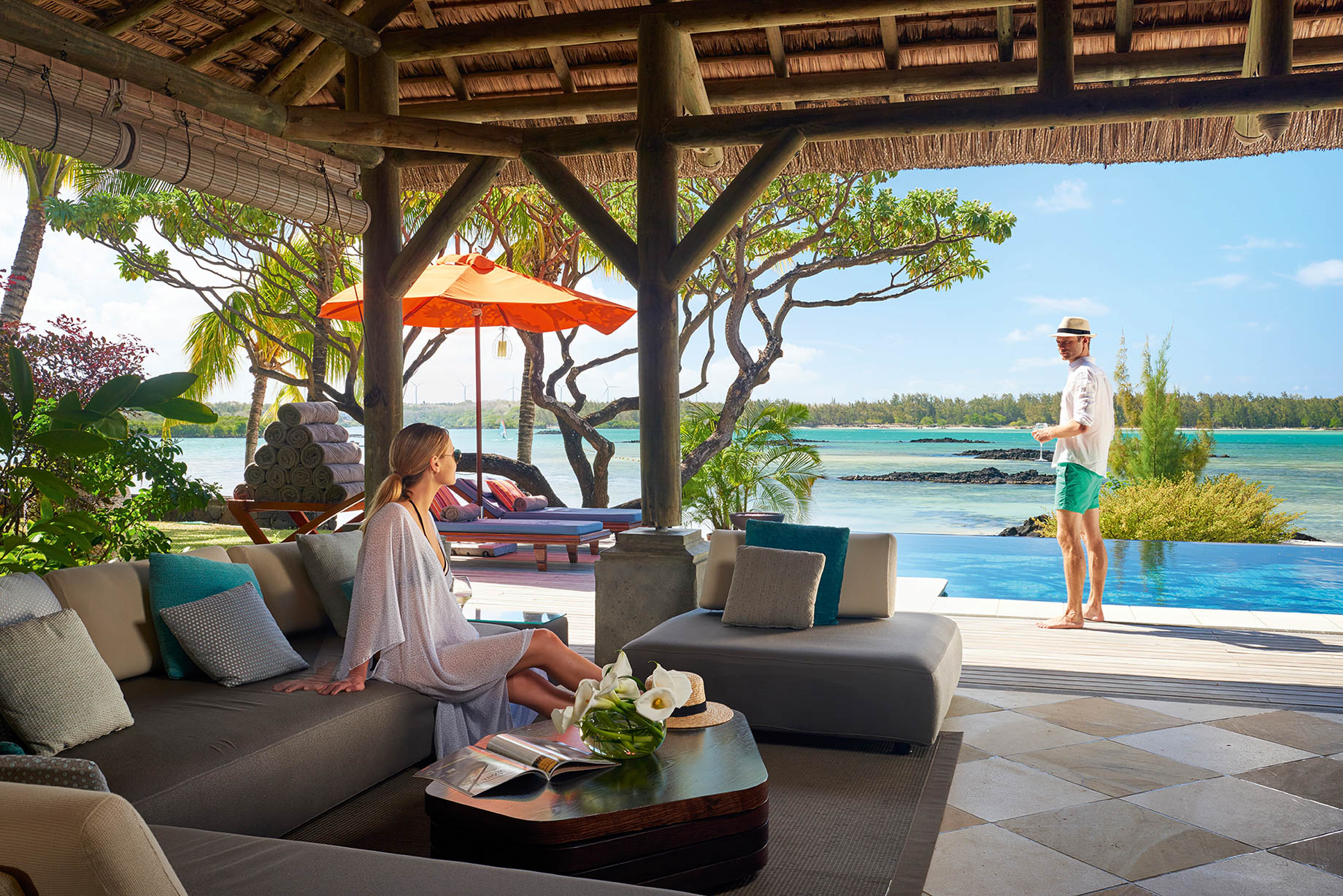 Constance Prince Maurice Resort – Mauritius – Princely Villa Outdoor Pool Deck
