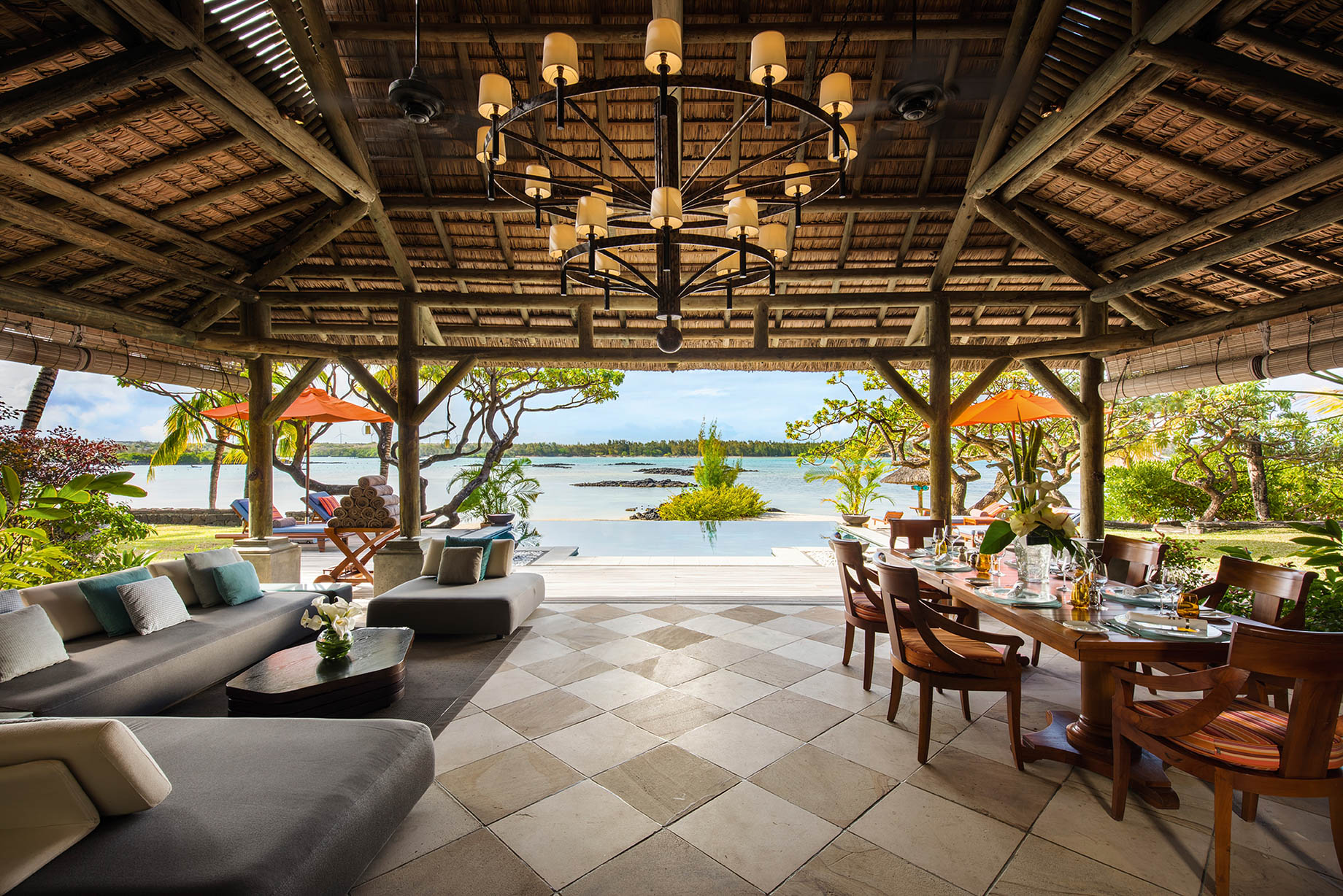 Constance Prince Maurice Resort - Mauritius - Princely Villa Terrace View