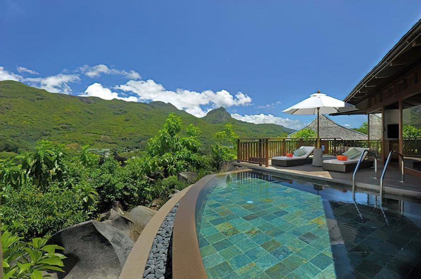 Constance Ephelia Resort - Port Launay, Mahe, Seychelles - Presidential Villa Infinity Pool Mountain View