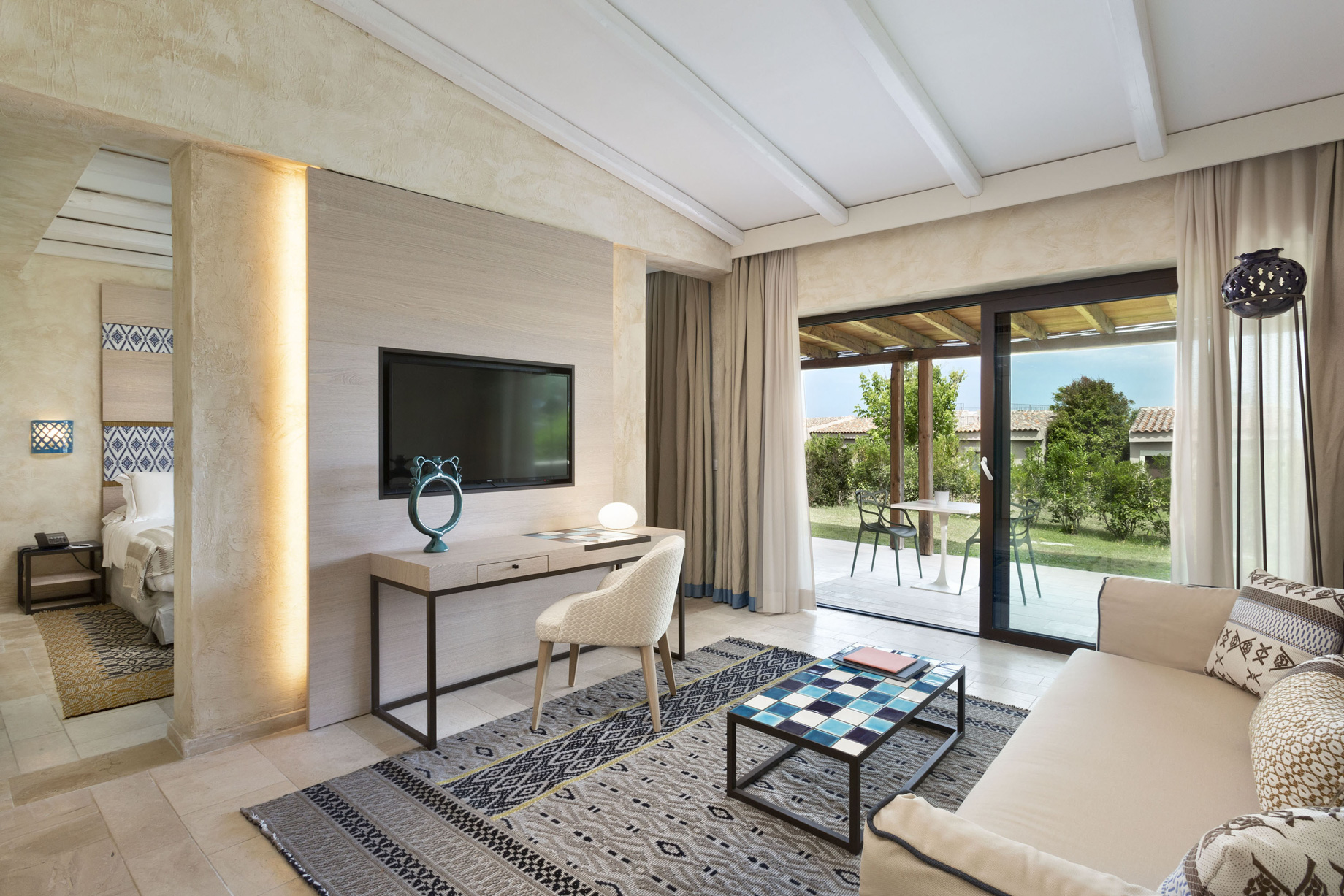 Baglioni Resort Sardinia – San Teodoro, Sardegna, Italy – Rooftop Terrace Suite Living Room