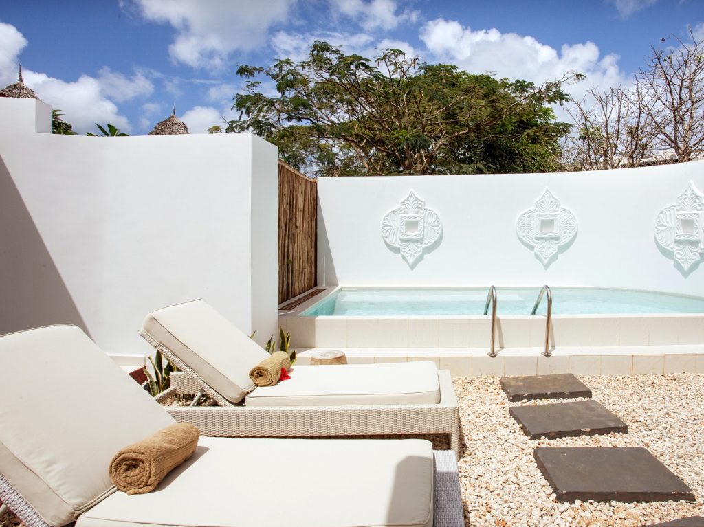 Gold Zanzibar Beach House & Spa Resort - Nungwi, Zanzibar, Tanzania - Villa Pool Deck
