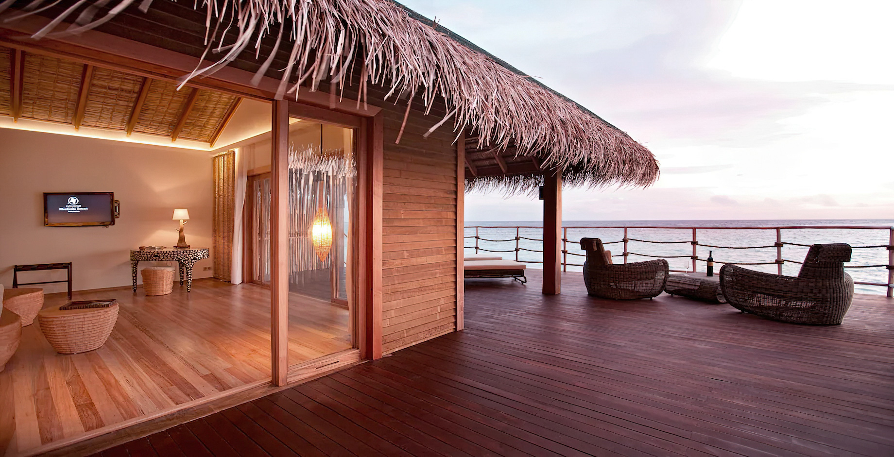Constance Moofushi Resort - South Ari Atoll, Maldives - Overwater Villa Deck View
