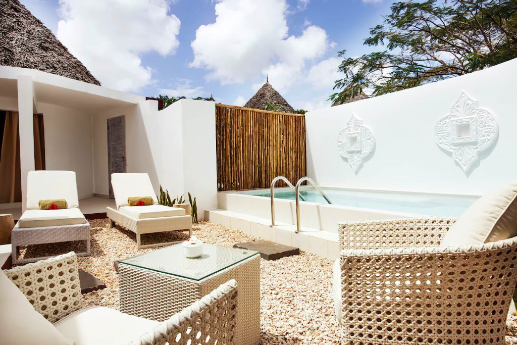 Gold Zanzibar Beach House & Spa Resort - Nungwi, Zanzibar, Tanzania - Villa Pool Deck