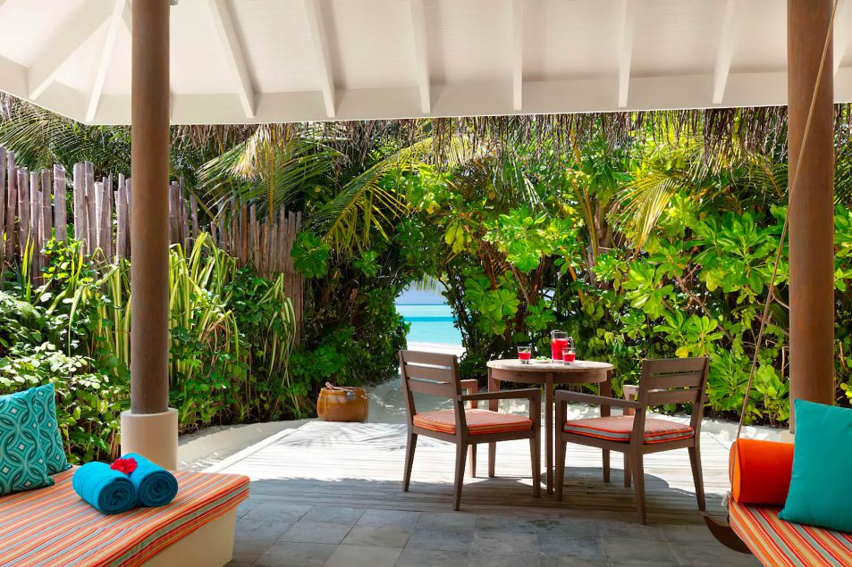 Anantara Thigu Maldives Resort - South Male Atoll, Maldives - Sunset Beach Villa Balcony