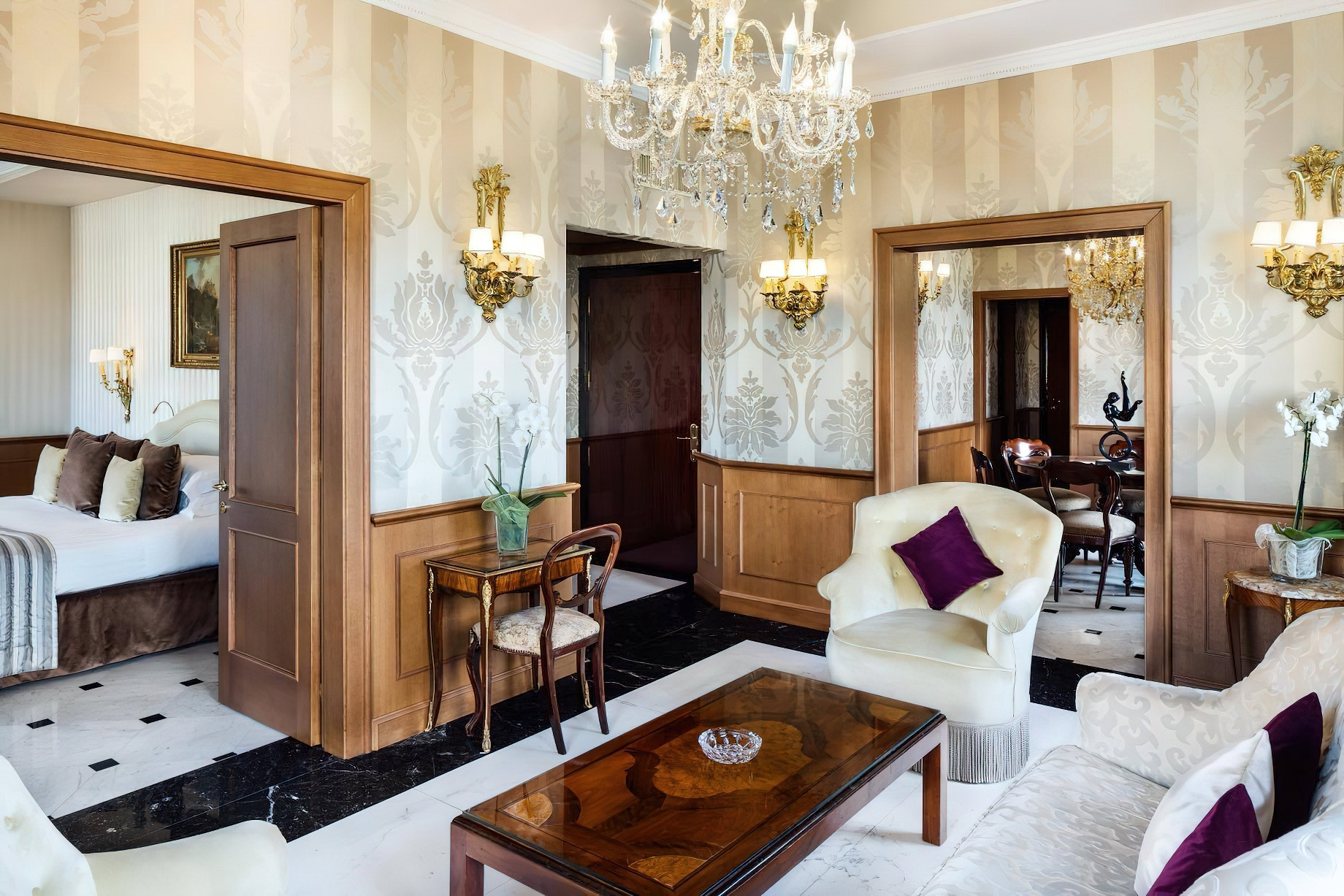 Baglioni Hotel Regina, Roma – Rome, Italy – Ludovisi Suite Living Room