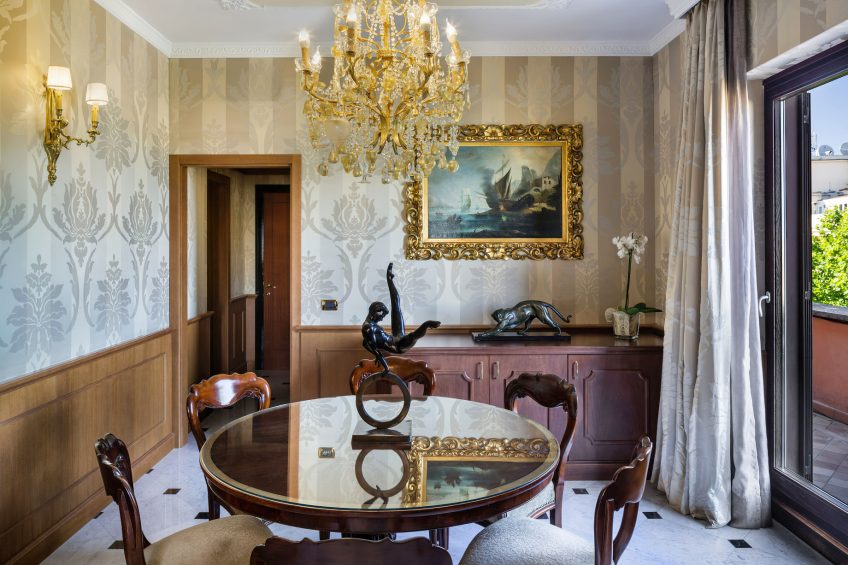 Baglioni Hotel Regina, Roma - Rome, Italy - Ludovisi Suite Dining Room