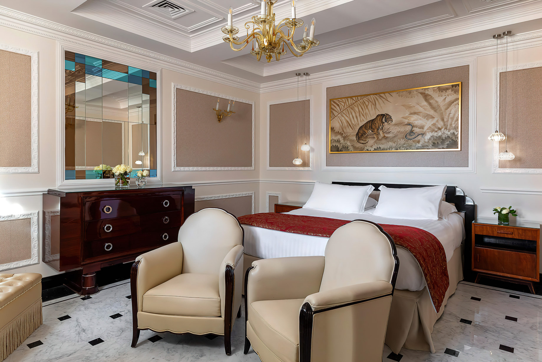 Baglioni Hotel Regina, Roma – Rome, Italy – Margherita Terrace Suite Bedroom