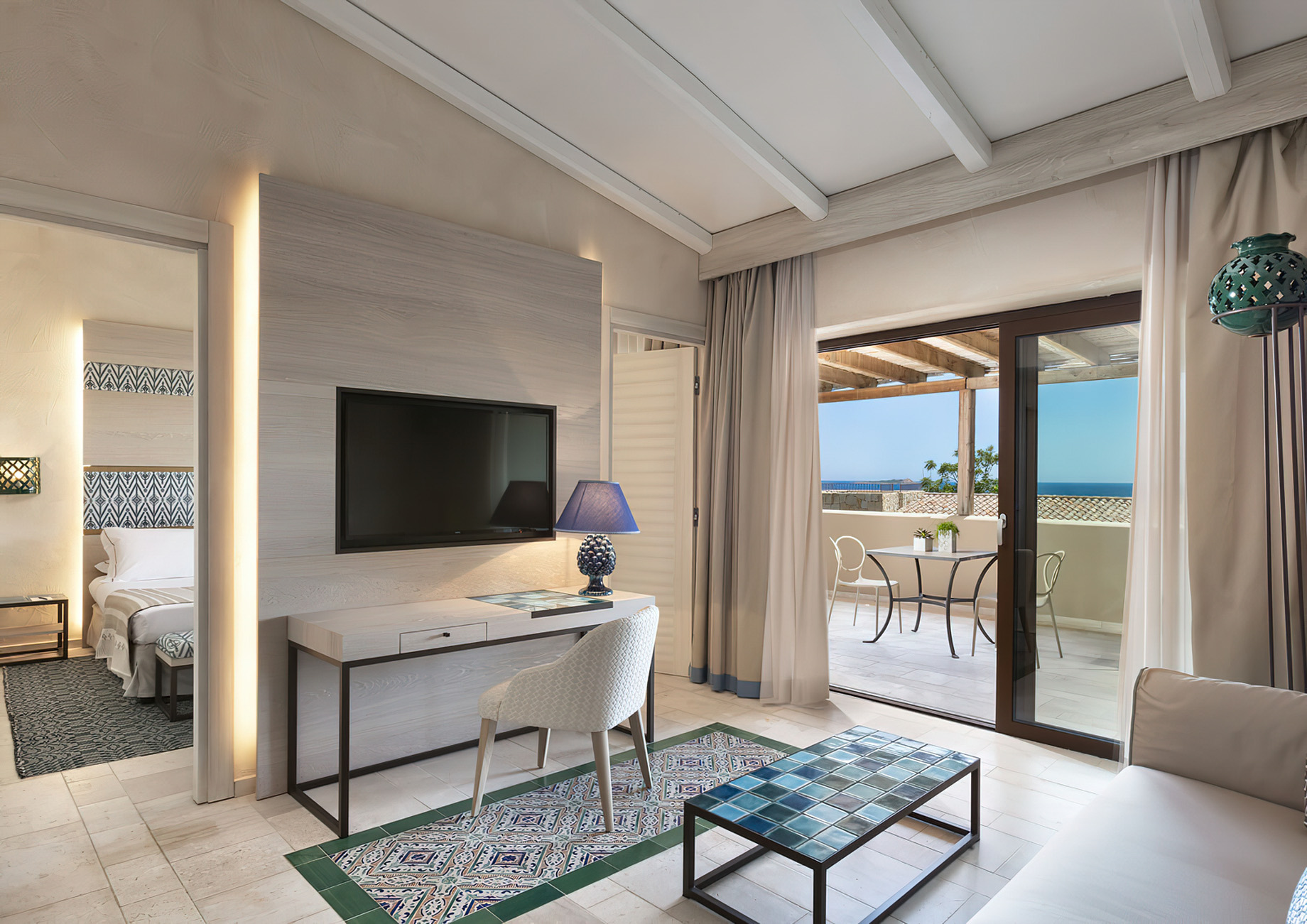 Baglioni Resort Sardinia – San Teodoro, Sardegna, Italy – Sea View Suite Desk