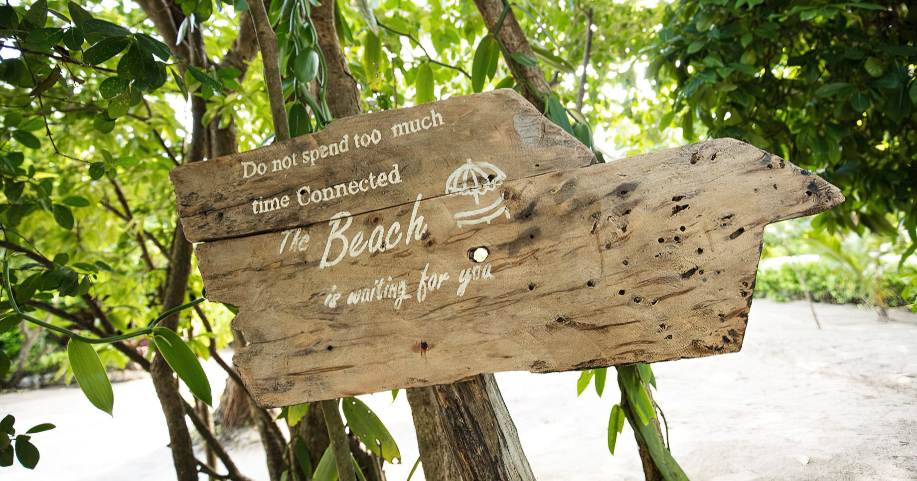 Constance Tsarabanjina Island Resort – Madagascar – Beach Sign