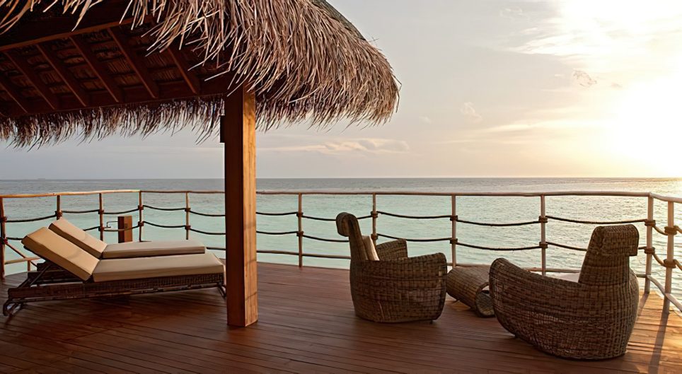 Constance Moofushi Resort - South Ari Atoll, Maldives - Overwater Villa Deck