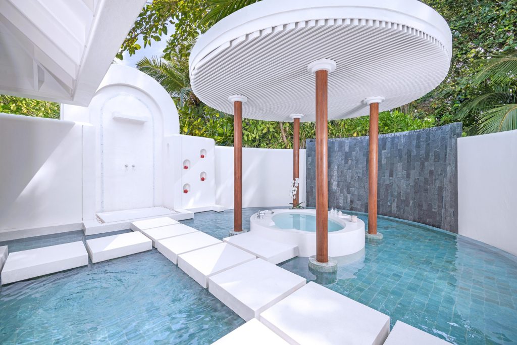 Anantara Kihavah Maldives Villas Resort - Baa Atoll, Maldives - Two Bedroom Beach Pool Residence Outdoor Bathroom