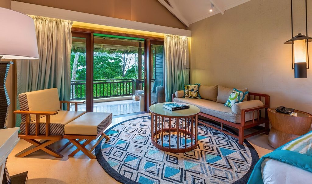 Constance Lemuria Resort - Praslin, Seychelles - Junior Suite Sitting Area