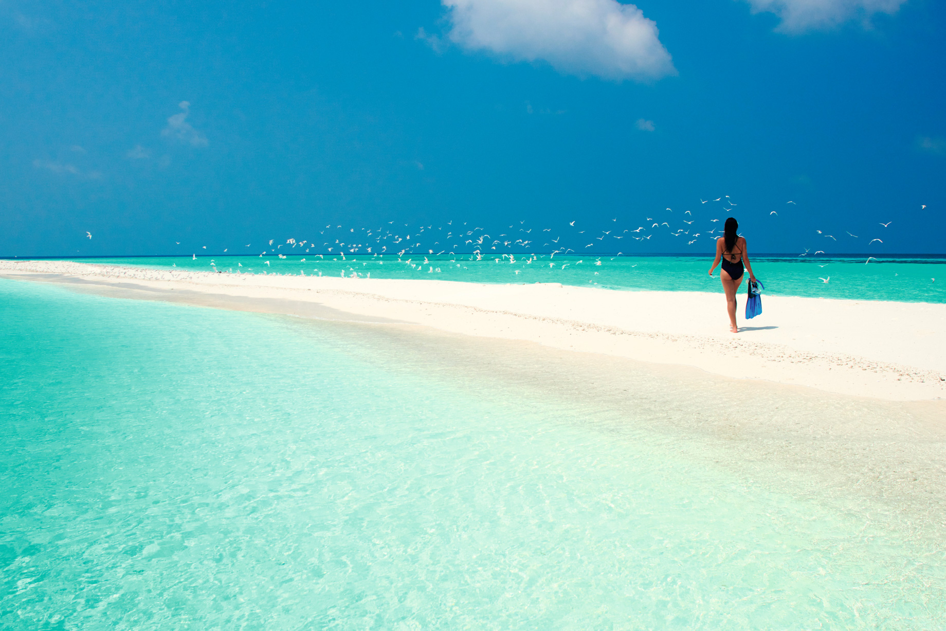 Constance Halaveli Resort – North Ari Atoll, Maldives – Private Beach