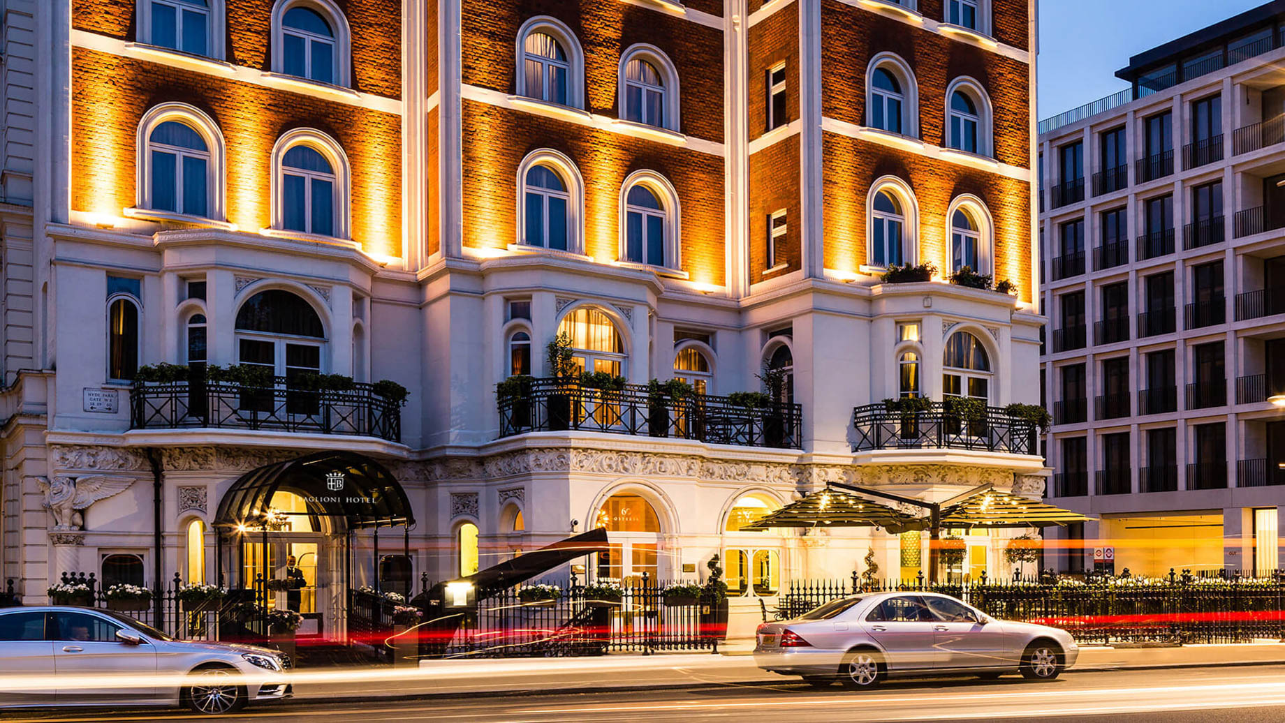 Baglioni Hotel London – South Kensington, London, United Kingdom – Exterior Night