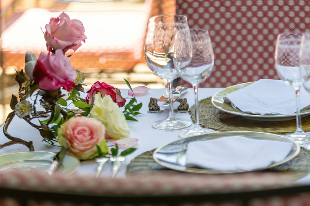 Villa Gallici Relais Châteaux Hotel - Aix-en-Provence, France - Restaurant Dining Table