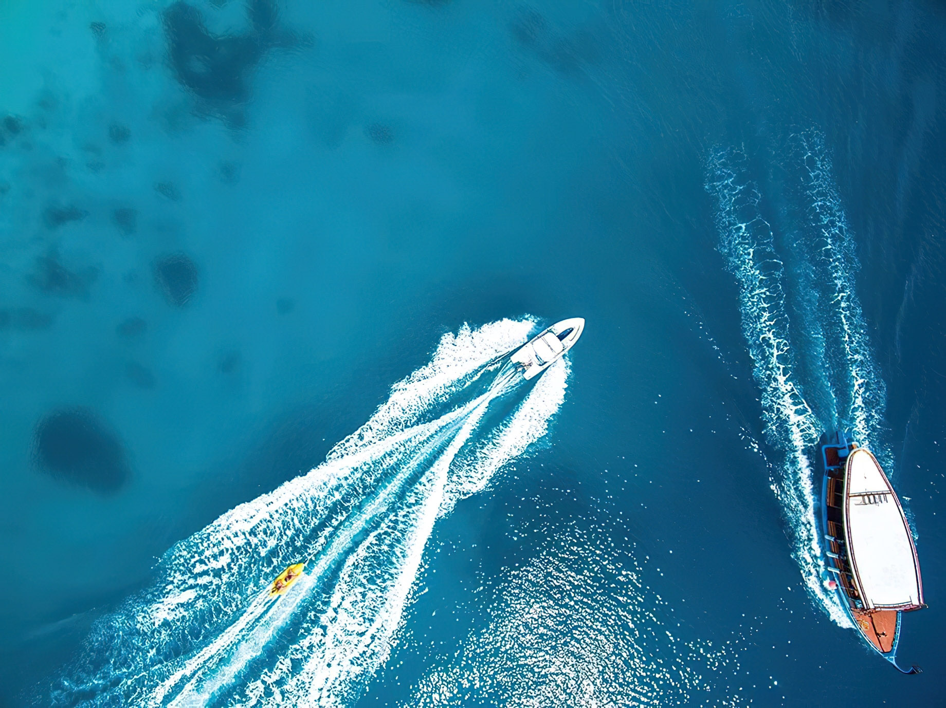 Constance Halaveli Resort – North Ari Atoll, Maldives – Water Sports Aerial View