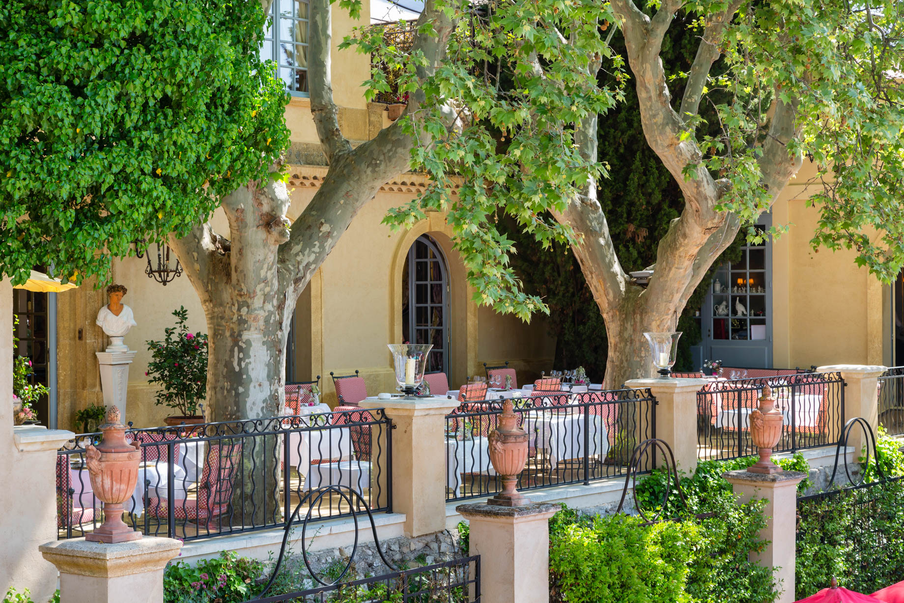 Villa Gallici Relais Châteaux Hotel – Aix-en-Provence, France – Restaurant Patio