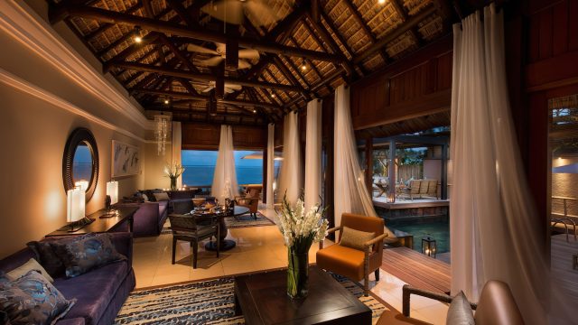 Constance Belle Mare Plage Resort - Mauritius - Presidential Villa Interior Night
