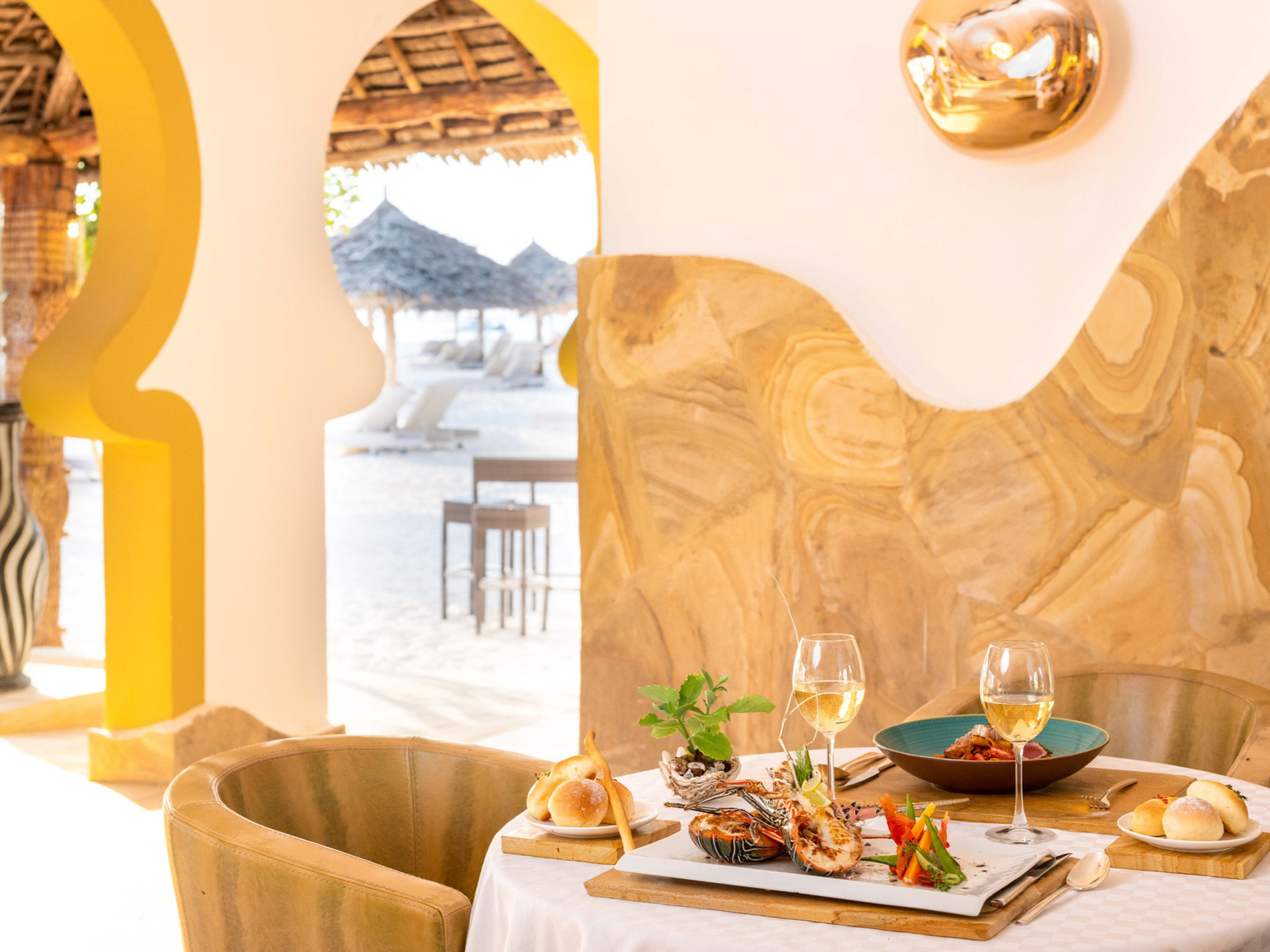 Gold Zanzibar Beach House & Spa Resort – Nungwi, Zanzibar, Tanzania – Gold Restaurant Dining