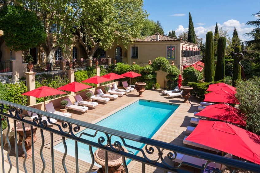 Villa Gallici Relais Châteaux Hotel - Aix-en-Provence, France - Pool View